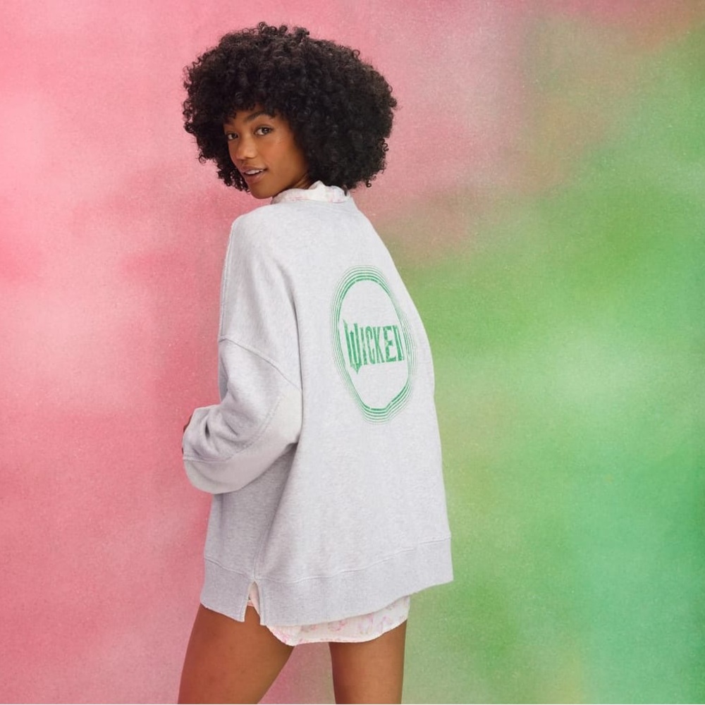 AERIE x WICKED Oversized Sweatshirt NWT